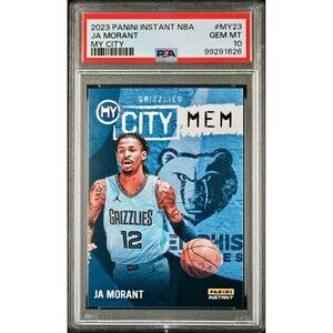 Ja Morant 2023 Panini MyCity NBA #MY-23 Basketball Card PSA 10 Gem Mint